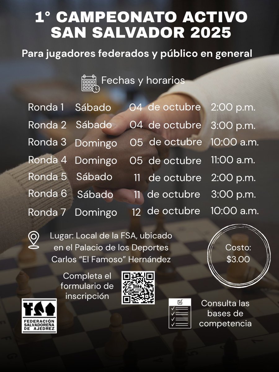 Federación Salvadoreña de Ajedrez tweet media