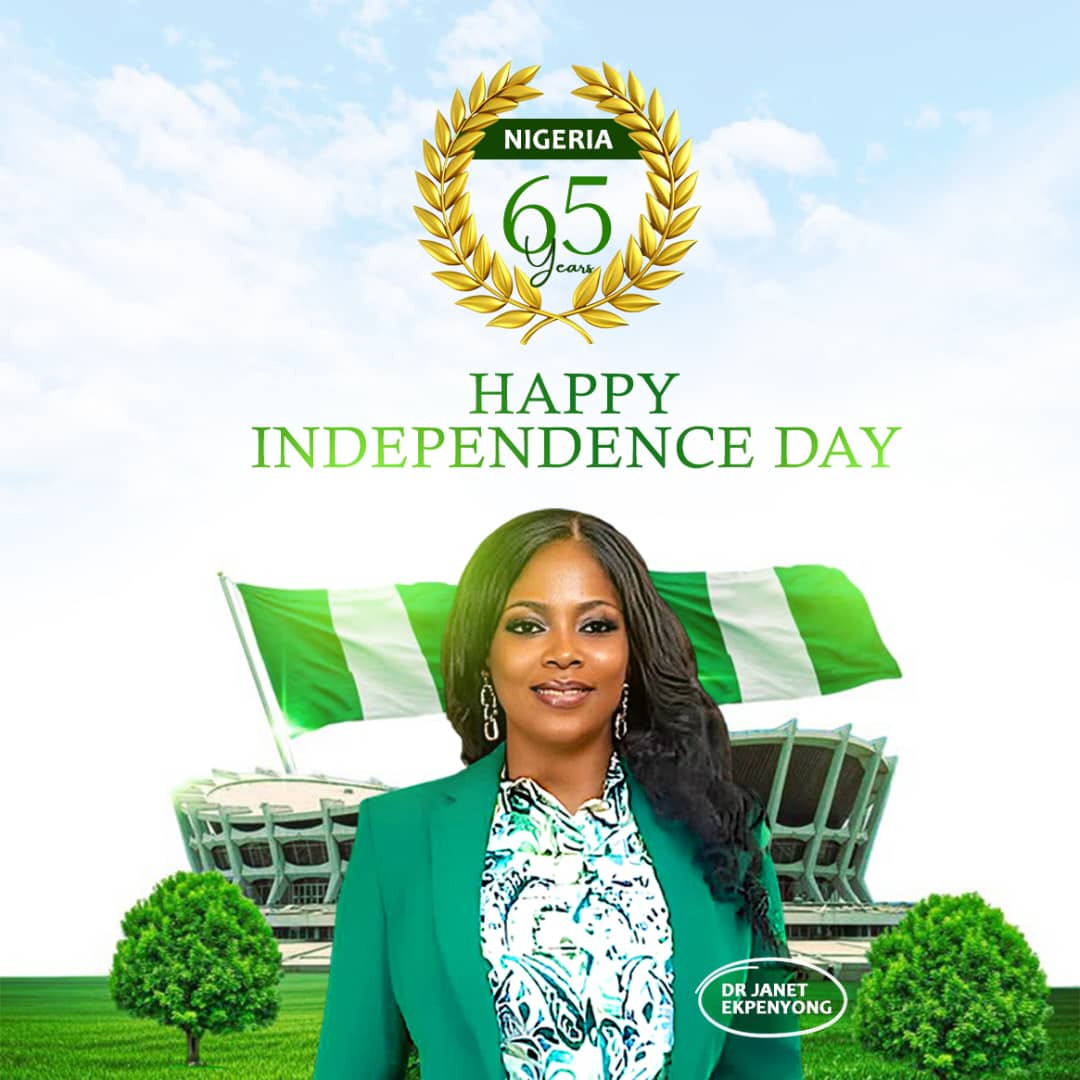 Happy 65th Independence anniversary to our dear nation, may God continue to bless Nigeria 🇳🇬 🙏🏼