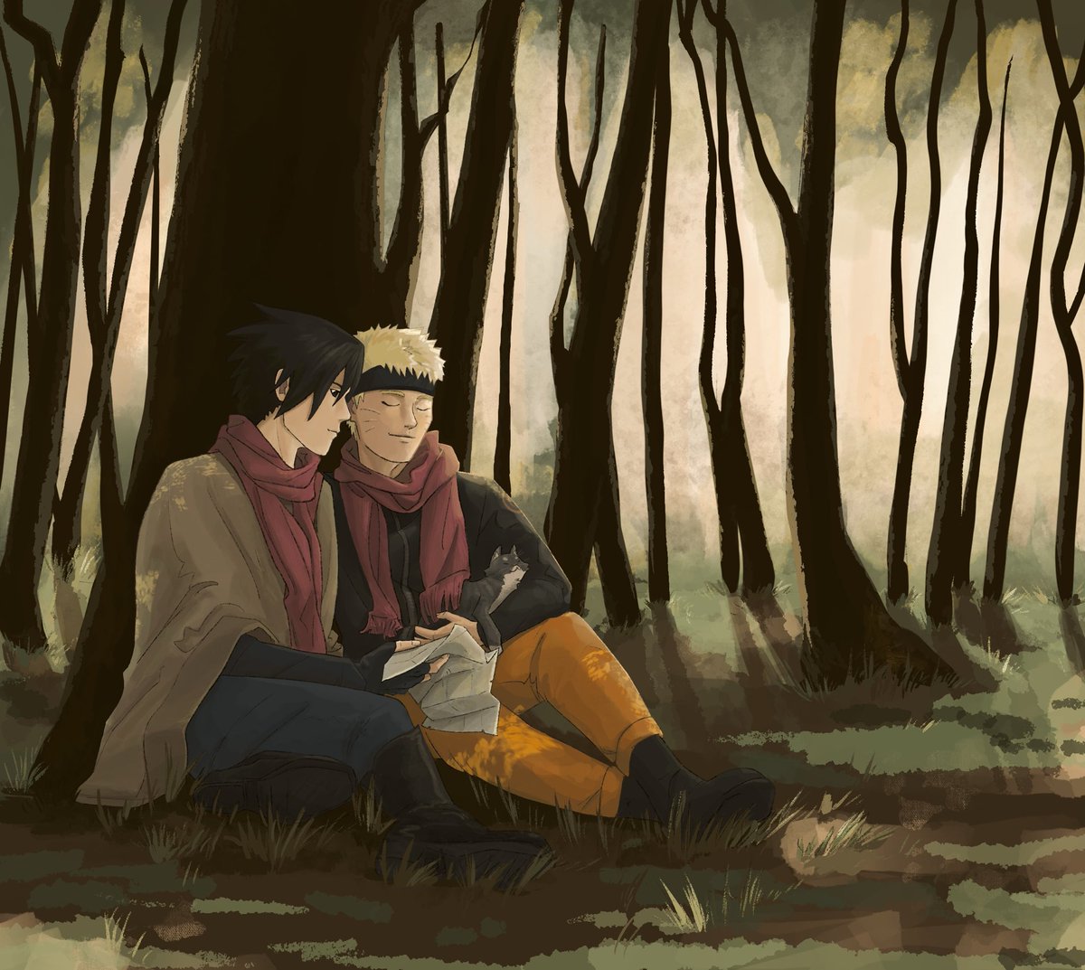 Almightyshadowc's tweet image. #snsmonth25 day 1: blank period

#sns #sasunaru #narusasu