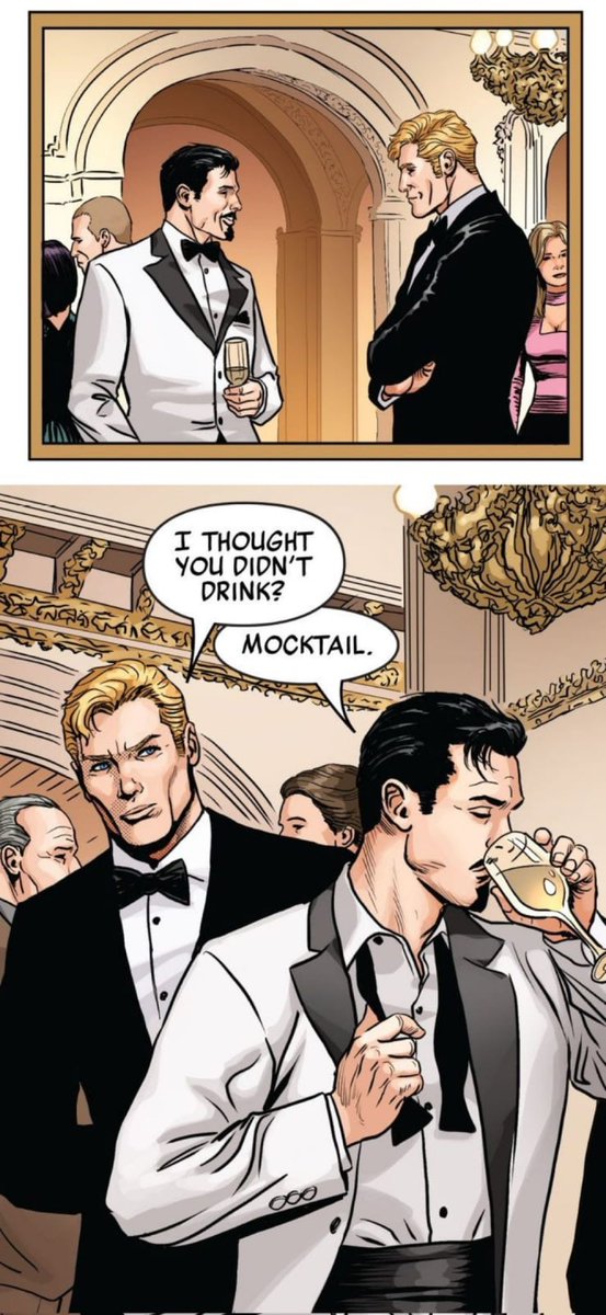 Always watching to make sure Tony doesn’t fall back into bad habits.