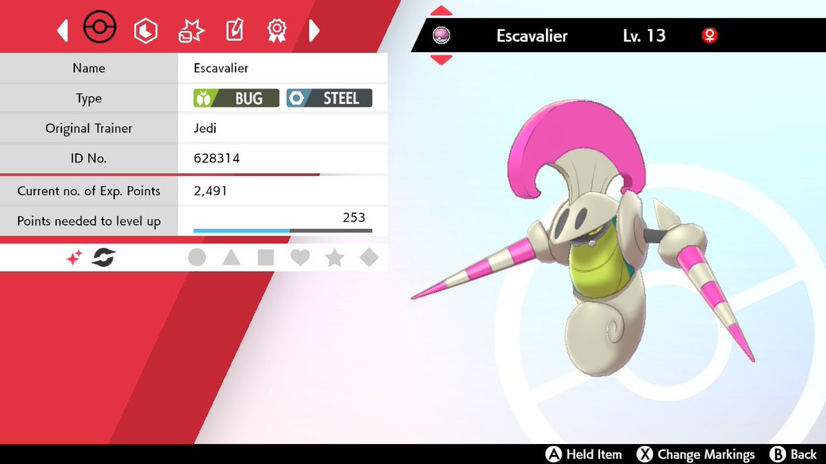 JediKush831's tweet image. SLD №893 

125 eggs hatched in #PokemonShield via #MasudaCharm method. Evo line completed! Thanks again for the evo trade help @uturntorn 🤙🏽
#AceShinyHunters #UnovaGangRiseUp