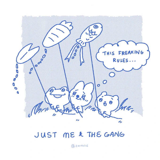peachtober day 2: kite 🪁

tag yourselves... i'm the bear with the salmon kite 🐻🐟 