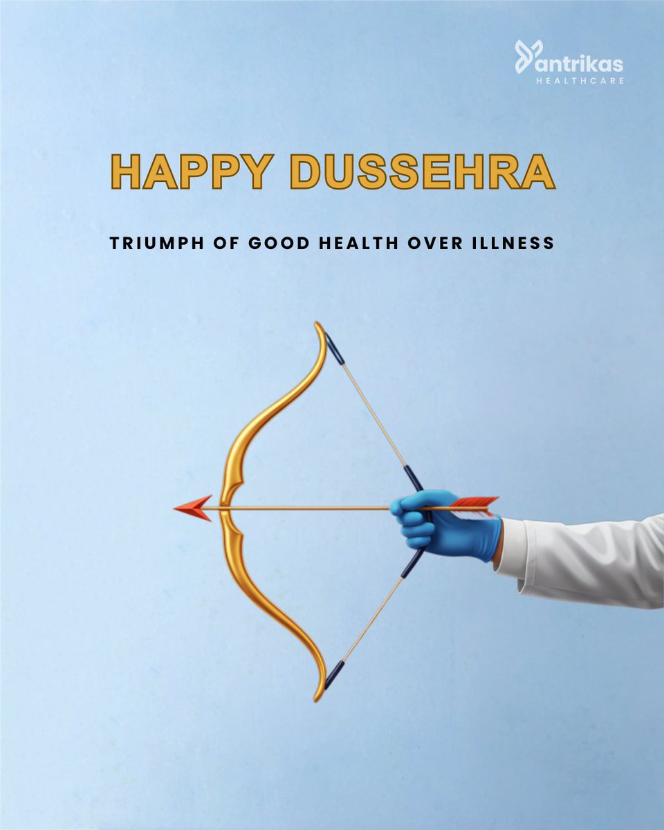 YantrikasHC's tweet photo. This Dussehra, let’s celebrate the victory of health over illness. May the spirit of strength and resilience inspire us all to live healthier lives.

#HappyDussehra, #GoodHealth, #Victory, #Health, #Living, #yantrikasHealthcare, #Festival, #StayHealthy, #Wellness https://t.co/6XXykqBIT5