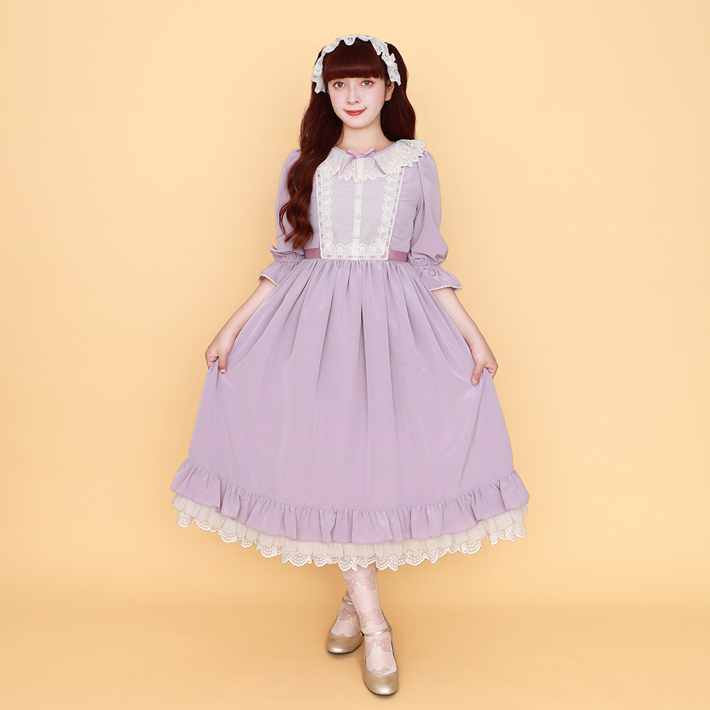 melody basket♡パンジーブーケ裏地ライトコート ショルダースカラップロングコート-Melody BasKet(メロディー