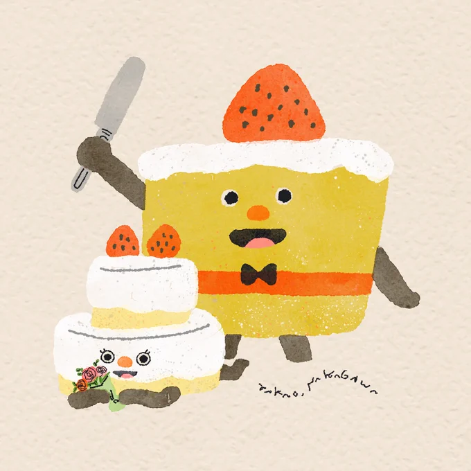 「ケーキカットするケーキ」 #マシュマロリクエスト