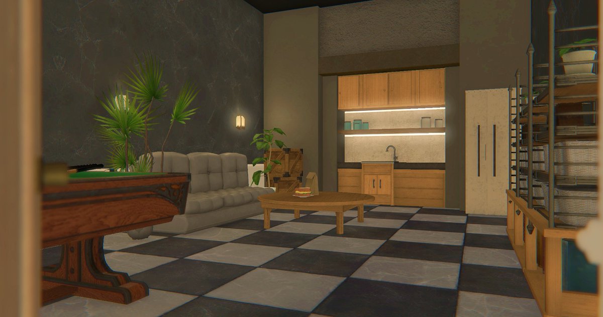 #77
(S)
personal cafe designed for a crafter with lots of natural touches and a break room downstairs ^_^

#ffxiv #ff14 #ffxivhousing #ff14housing #hgxiv #housingeden