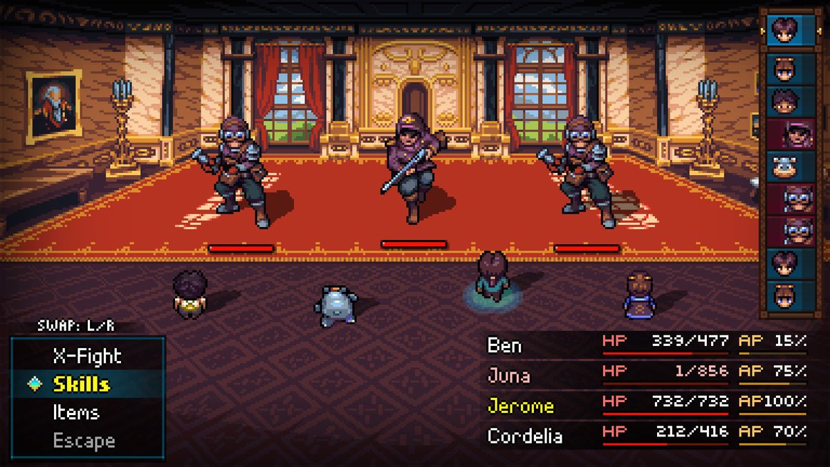SomethingClassc's tweet image. Quartet - action packed turn based battles and an unforgettable cast of characters!
Play today!
#QuartetRPG #indiegame