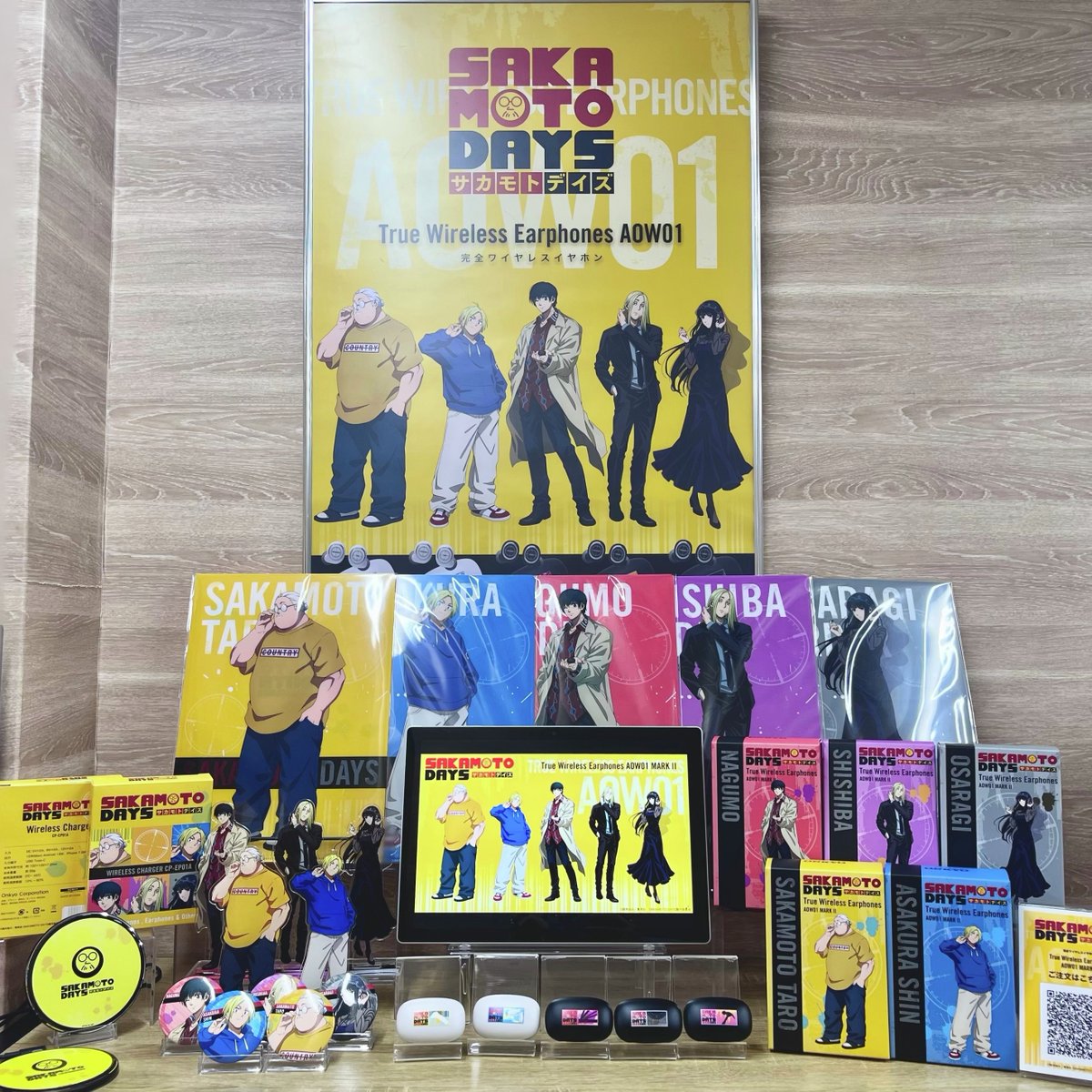 ONKYO SAKAMOTO DAYS コラボ 神々廻モデル ワイヤレスイヤホン 未開封