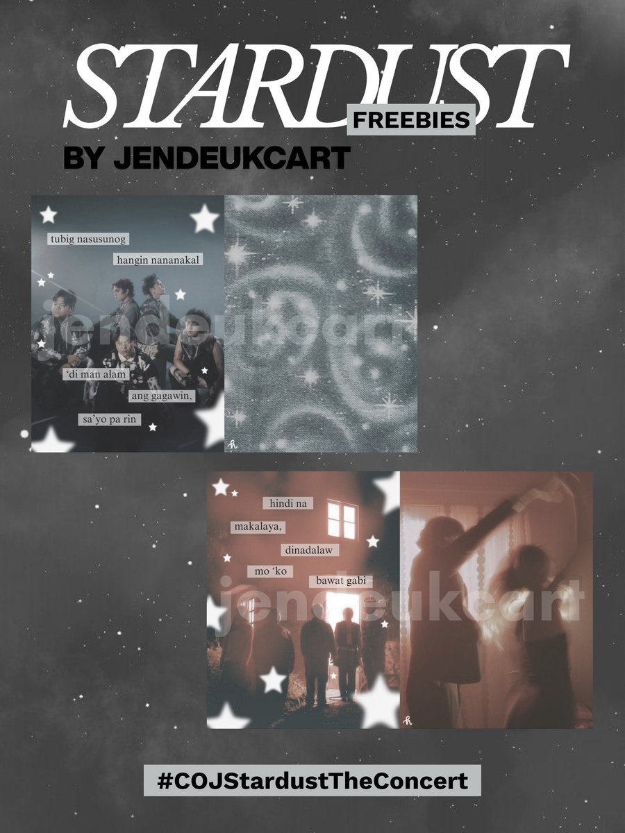 jendeukcart's tweet photo. cup of joe stardust art print freebies
— fan support by @jendeukcart 

10/11 day 2 | time &amp; loc tba

— follow, like, &amp; rt!
— strictly 1:1, very limited qty
— dm me for trades

see you! 🤍

#COJStardustTheConcert https://t.co/SkOkFGmSCd