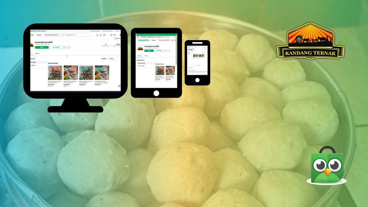 SubhanAM1981's tweet photo. bakso kandang kini hadir di tokopedia. gurihnya rasa, mudahnya belanja!
https://t.co/o0Lcexnq76 https://t.co/eZCZGnDUbh