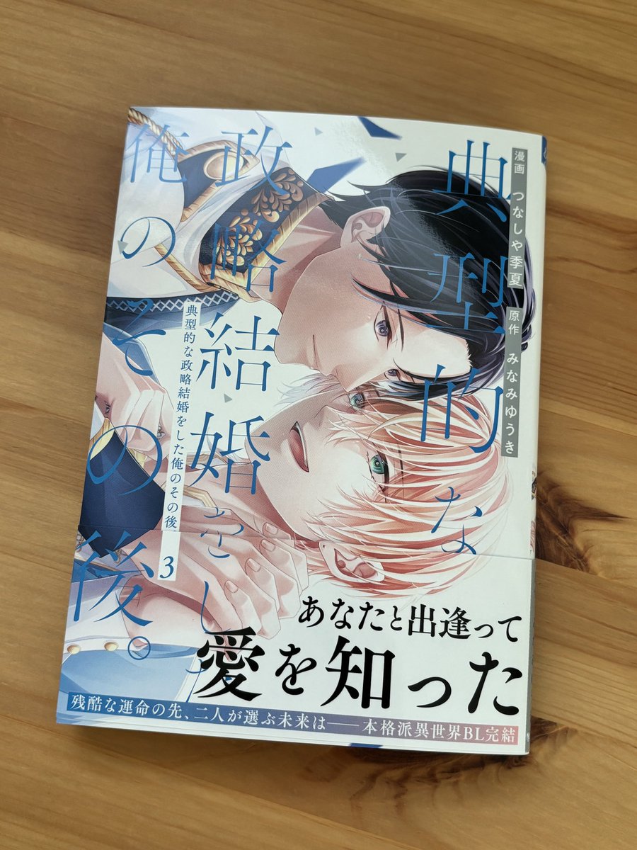 #典型的な政略結婚をした俺のその後
コミカライズ3巻のサンプル頂きました✨✨ありがとうございます!終わっちゃうの…いやだな…!
青が際立つ表紙が素敵です✨✨本屋さんで是非👀 