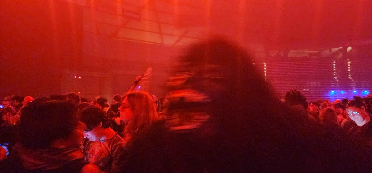 Chanrom2's tweet photo. I was dancing with Sasquatch at a DJ Diesel set. What a night lol https://t.co/9WEy6BoORt