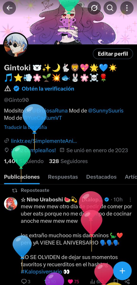 Yeeey globitos 🥳🎉 gracias <a href="/NyajoVt/">Nyajo Vt 🌟💙</a>  <a href="/Albert_Wesker04/">Albert Wesker 🌟💙🌸🌱</a> y <a href="/Ury_start/">ury_start ...🤍🎮</a> por saludarme justo a las 00 jeje