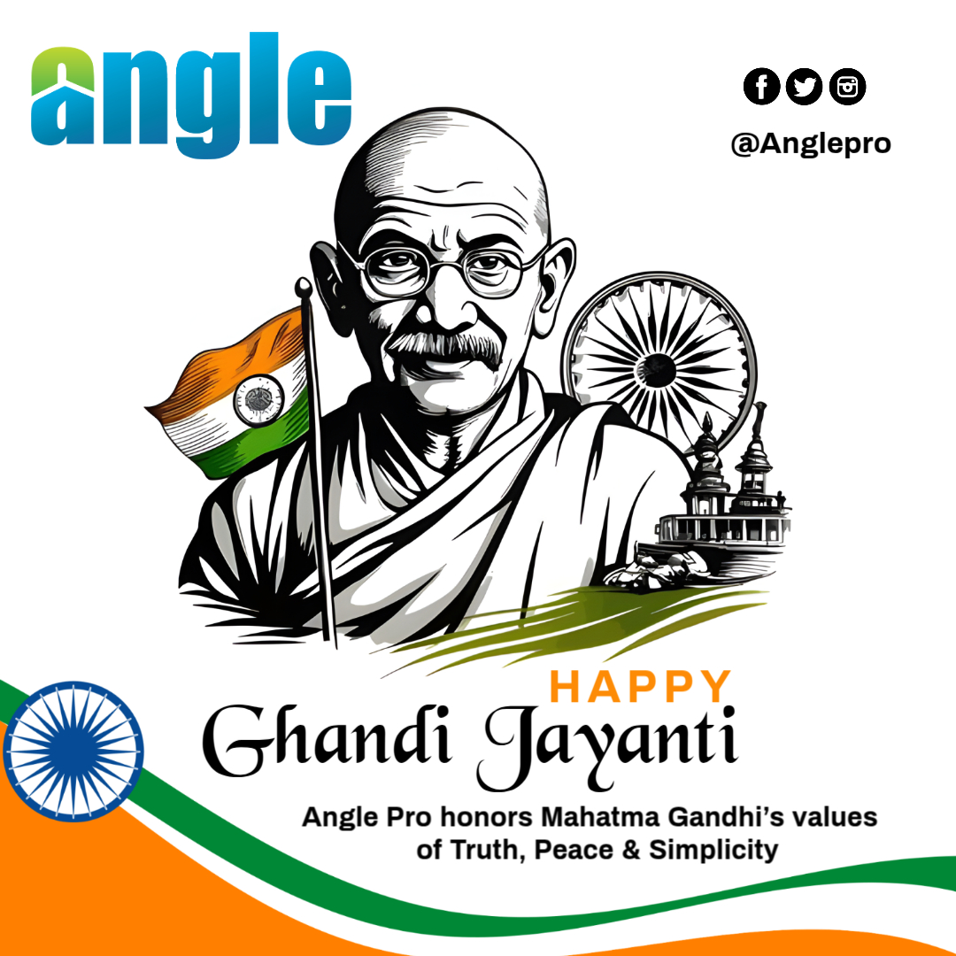 anglepro_ofc's tweet image. AnglePro remembers Bapu on this Gandhi Jayanthi, honoring his path of truth, peace &amp;amp; simplicity.

On this Gandhi Jayanthi, let’s walk in the footsteps of Bapu – with peace, unity, and truth as our guiding light. 🌿✨
~ Team AnglePro.

#GandhiJayanthi  #PeaceAndTruth #anglepro