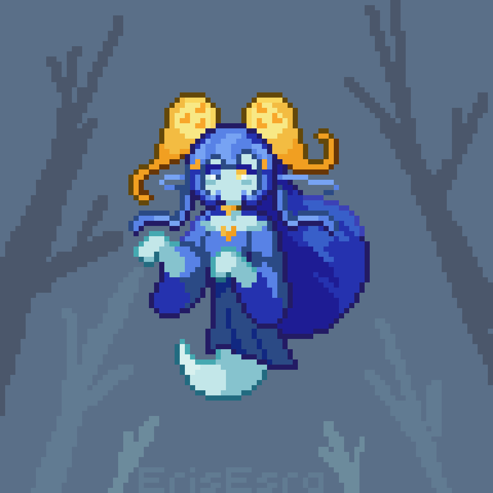 ⭐A pixelart ghost version of me!