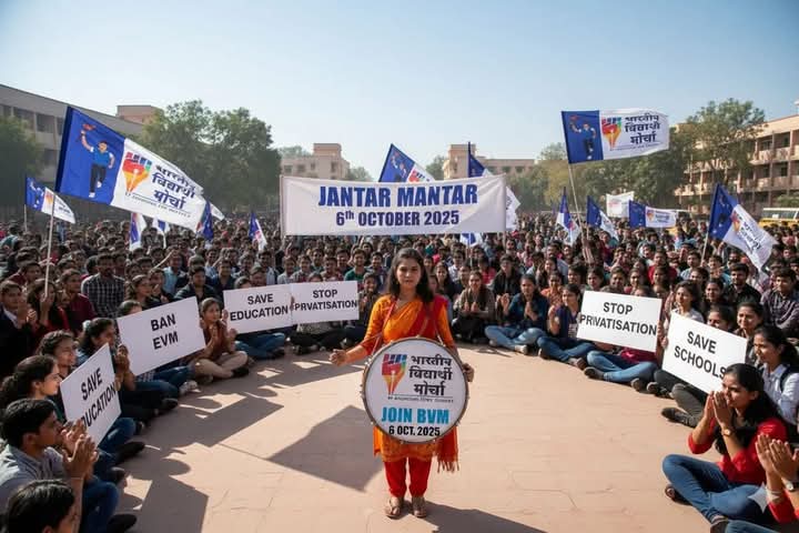 6 अक्टूबर को दिल्ली की सड़कों पर,
लाखों कदमों की गर्जना होगी,
यह भविष्य की हुंकार है।
#6thOct_ChaloDelhi