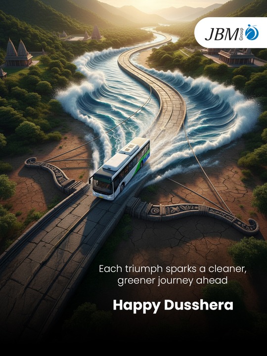 This Dusshera, we celebrate the triumph of sustainability and green mobility. At JBM Group, our vision is to power cleaner journeys and shape a smarter, sustainable future. 🌱✨
#JBMGroup #Dusshera2025 #InnovationForTomorrow