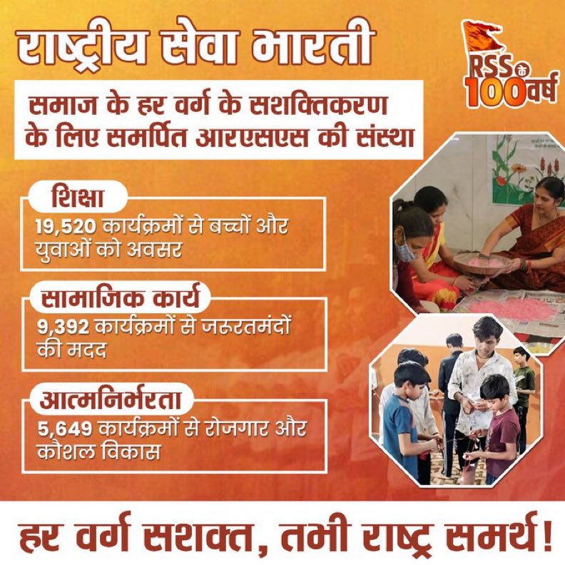 हर वर्ग सशक्त, तभी राष्ट्र समर्थ! 

#RSS100Years