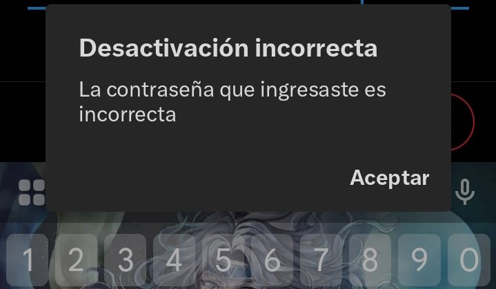 En definitiva por más que haga no me deja desactivar la cuenta, igual lo intente