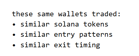 GH2012Telefe's tweet photo. pattern recognition:

when 3+ nansen smart wallets
buy within 20 minutes
it's coordinated accumulation

these same wallets traded:
• similar solana tokens
• similar entry patterns
• similar exit timing

track them for next plays

#WalletTracking #AlphaLeak #InstitutionalAlpha https://t.co/SyWTQROsAX