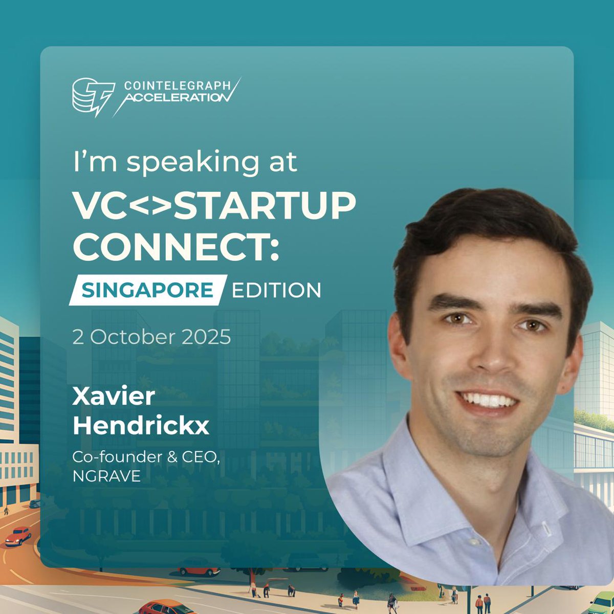 Thank you <a href="/CointelegraphAc/">Cointelegraph Accelerator</a> for inviting me to speak at their side event during #TOKEN2049Singapore

For full details: luma.com/ypl91up3