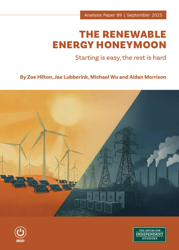 Major new paper from <a href="/CISOZ/">Centre for Independent Studies</a> out today:

The Renewable Energy Honeymoon: Starting is easy, the rest is hard.

This thread introduces a couple of key charts and findings. Link to original at the end.

Executive Summary:

The belief that Australia can decarbonise its economy by