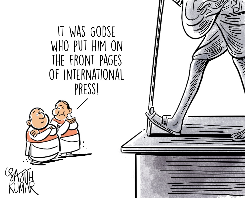 sajithkumar's tweet image. Today marks the birthday of that not-so-famous Indian. #gandhiji