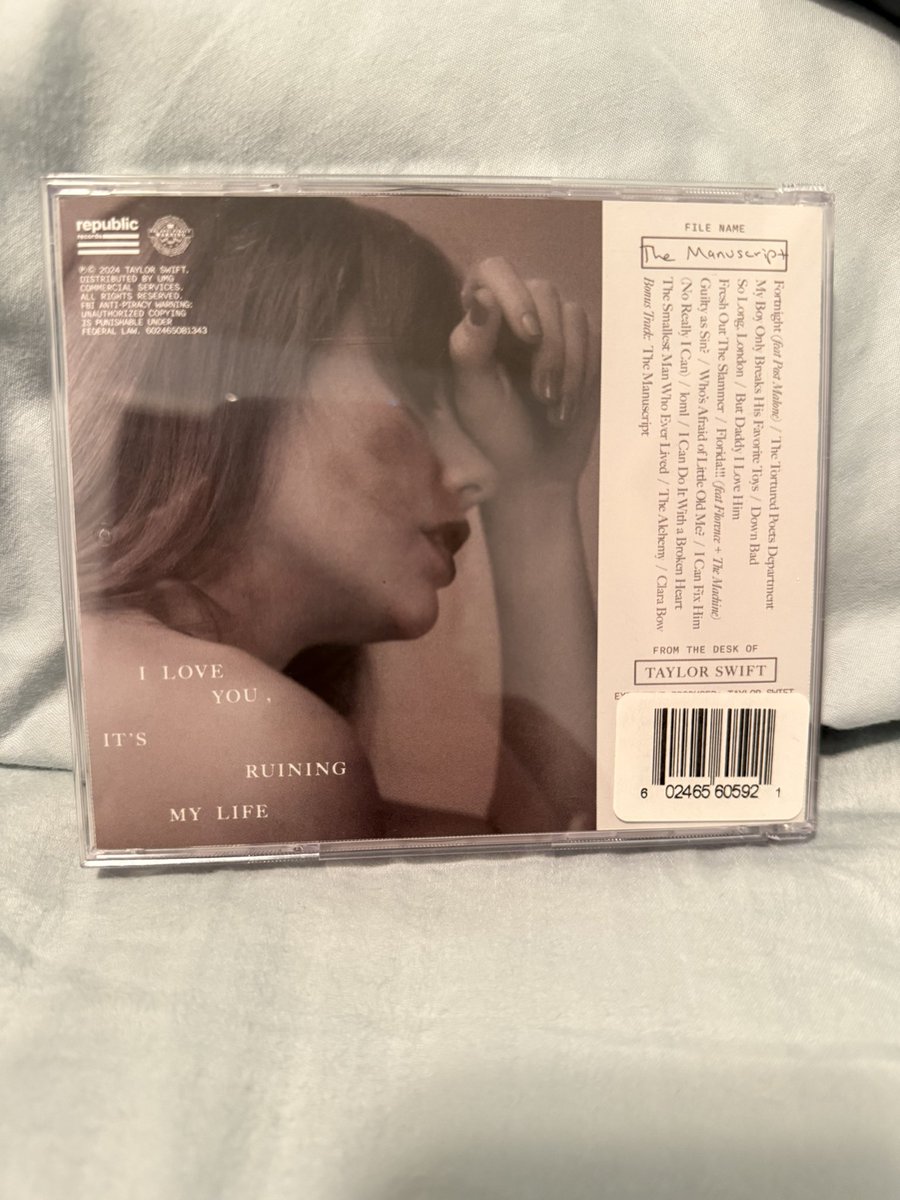 Guess what?! I finally got my hands on a signed item from <a href="/taylorswift/">TaylorSwift</a> <a href="/taylornation/">Taylor Nation</a>! It’s from her Tortured Poets Department Album! I’ve been eagerly waiting for over 10 years to have something with a TS signature, and I’ve been a die-hard #Swiftie for so long! ☺️👸🏼#TaylorSwift