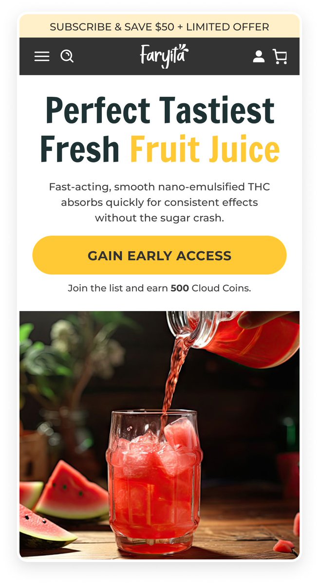techdesignx's tweet photo. 🍉 Sip smarter, feel better.
Design in @figma Built in Replo
#landingpage #dtc #ecommerce #shopify #replo #instantpagebuilder #homepage #mobileresponsiveness #productpagr https://t.co/FoOw3OkkEd
