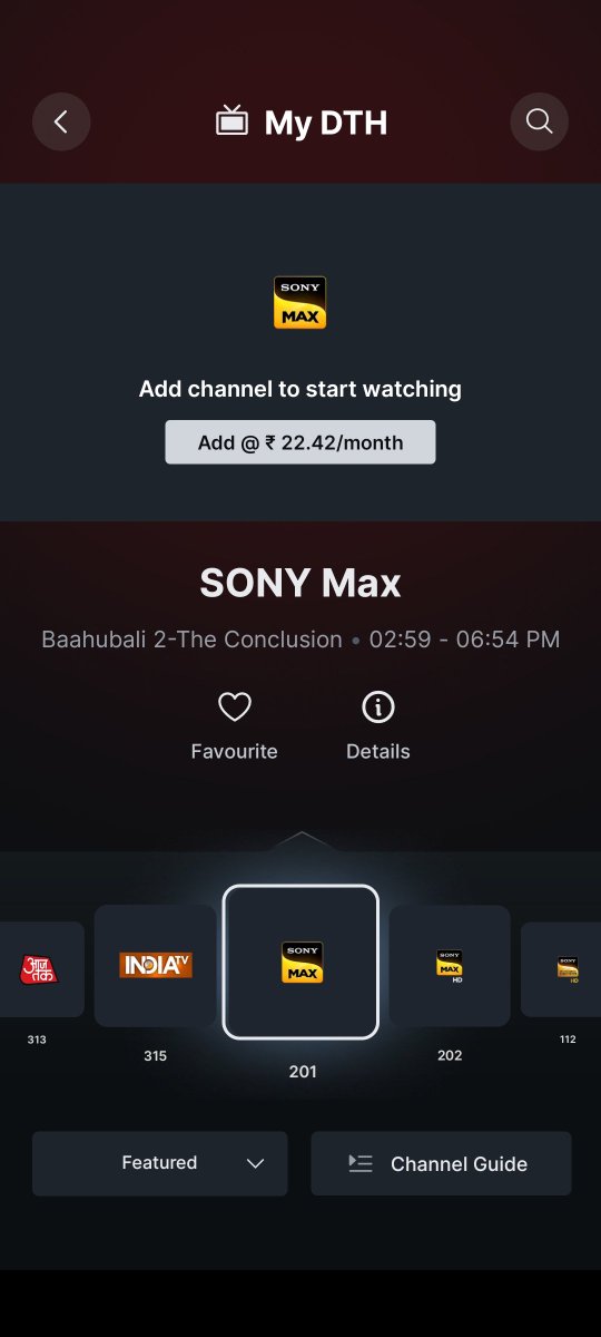 Rawndeep's tweet photo. Earlier "My DTH" option was available on  Airtel Xstream Play App now @airtelindia has removed "my dth" from this App.
@airtelindia. Very disappointing https://t.co/PgYrXy9z4a