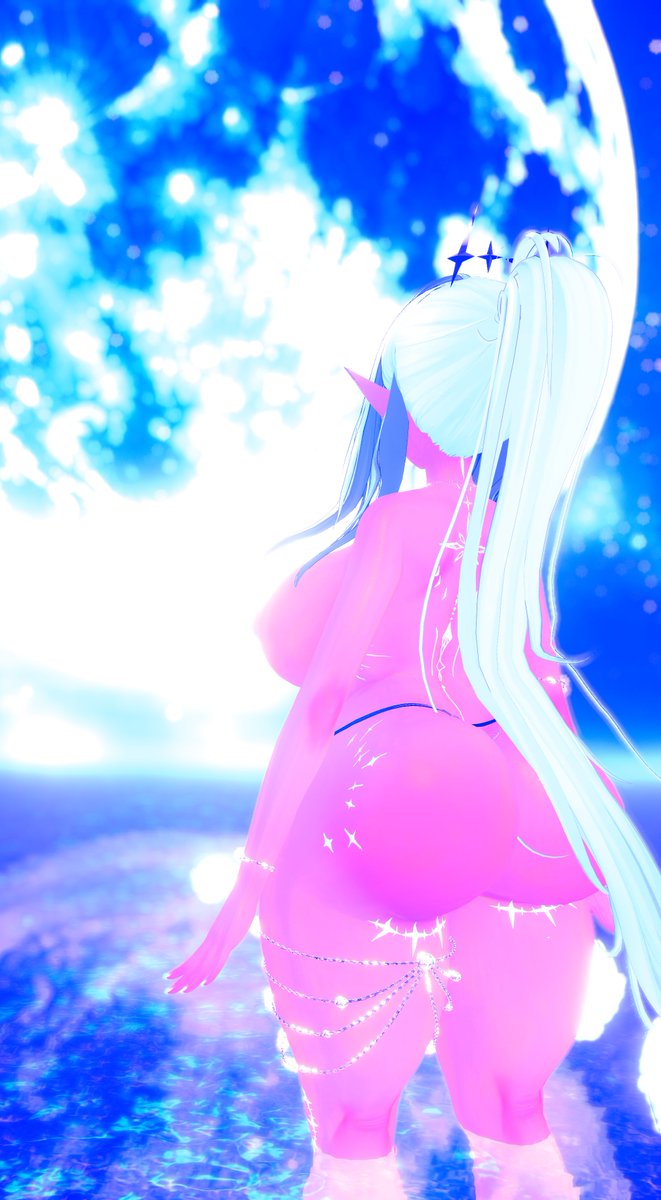 Basking in the moonlight~