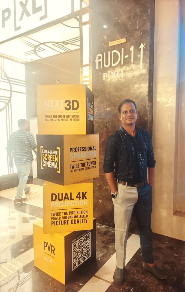 Alexander_e_hbk's tweet photo. #PVRICON #PXL chennai @_mrchaturvedi @hari_kishoreD @siddhu_viva  good cinematic experience. Watching #IdlyKadaiMovie https://t.co/tTvI9nuI1v