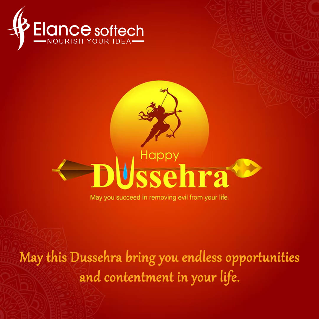 ElanceSoftech's tweet photo. Happy Dussehra! May light always conquer darkness in your life.

#dussehra #happydussehra #vijayadashami #socialmediamarketing #socialmedia #digitalmarketing #SEO #SEM #SMO #CMS #WordPress #Laravel  #Android #IOS #eCommerce #PPC  #WebsiteDesign #WebDesign #ResponsiveWebDesign https://t.co/H3ZYHhyRlS
