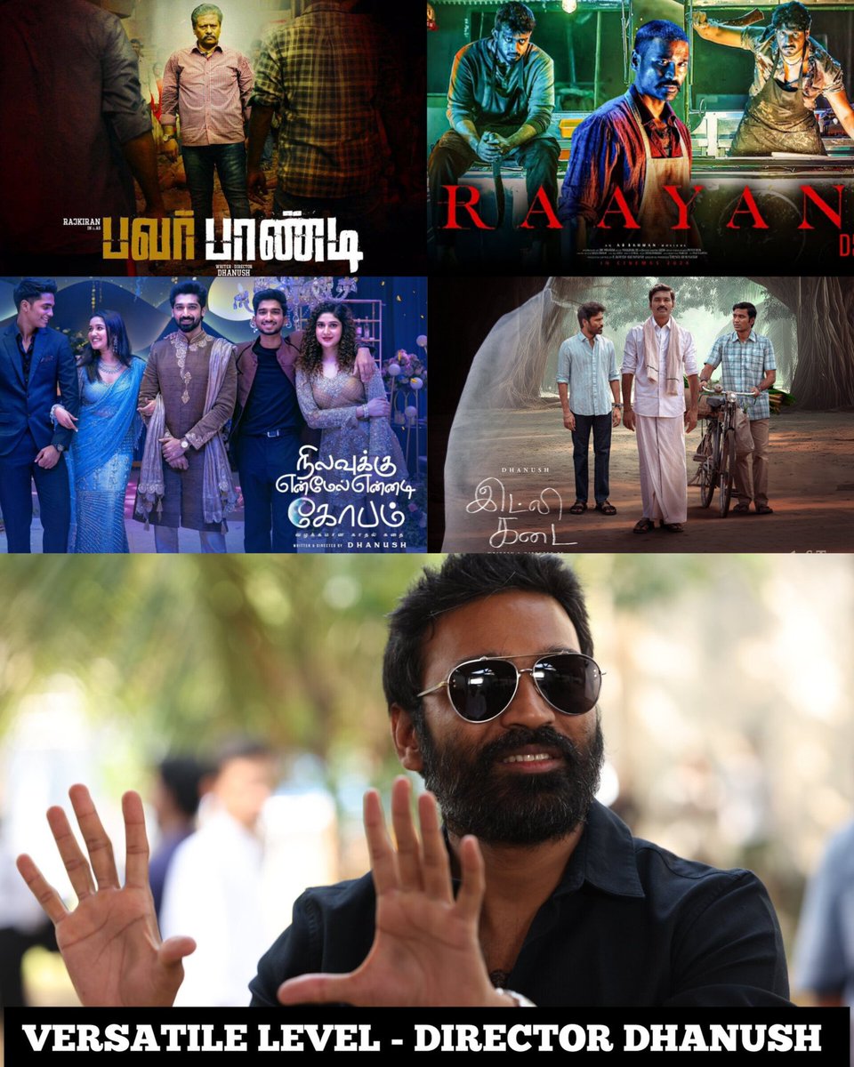 Even some .<a href="/dhanushkraja/">Dhanush</a> Fans asked him to stop directing after #NEEK.
And threads were written by people so called 'Dhanush ' Fans in the name of advise to brainwash.
Dhanush in 2022 -#Thiruchitrambalam 2025-#IdliKadai has given two genuine well written commercial movies .