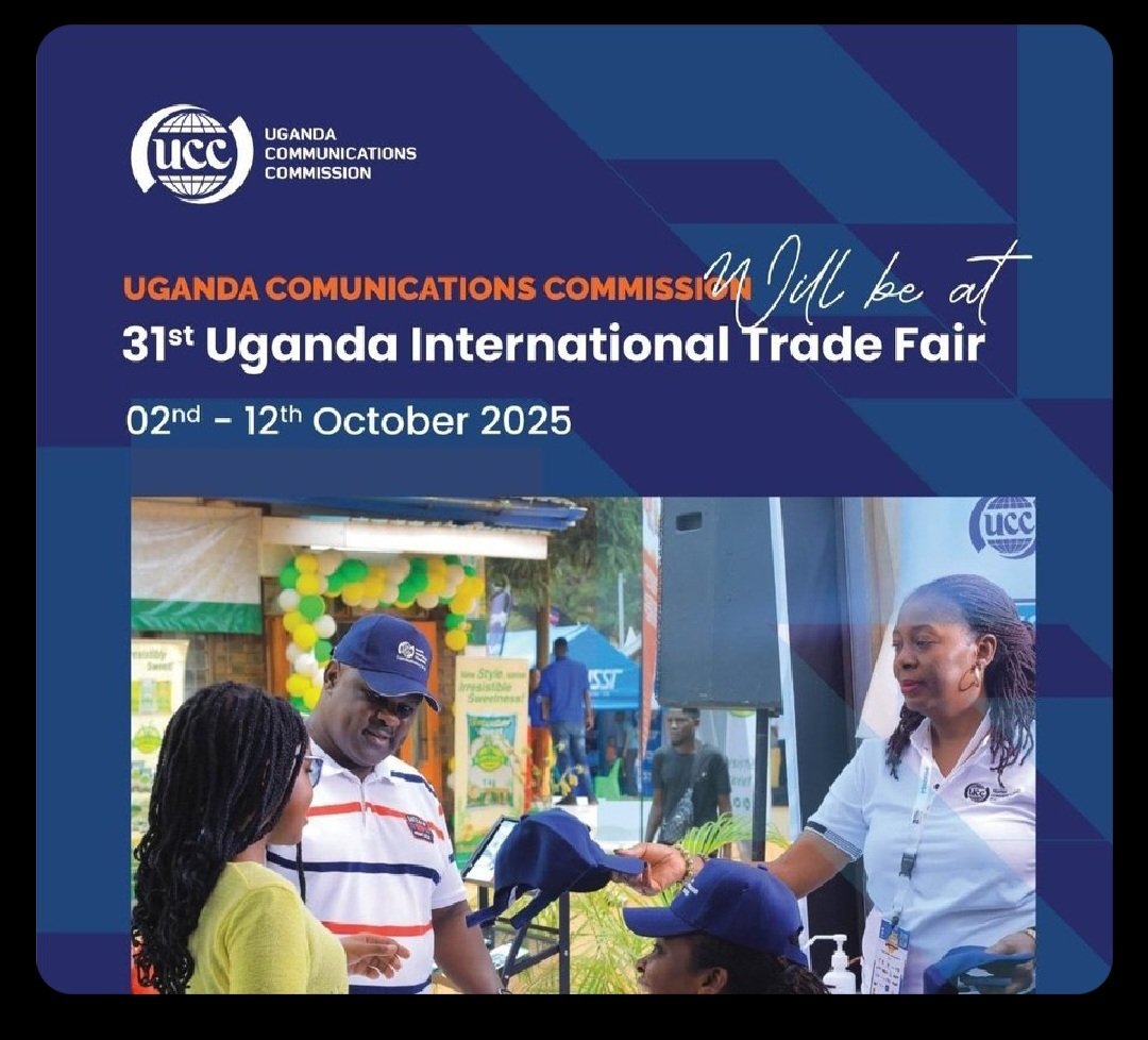 DerrickMutebi54's tweet photo. The Uganda In Trade Fair is back! Join the UCC stall to learn, engage, get empowered! We're excited to inform, educate, and empower you. See you there!#UGITF #Empowerment #AnInclusiveDigitalEconomy
@bbossa @UCC_Official @UgCERT @MoICT_Ug @newsUMA
@MaamaKampala21
#GoldenPosts https://t.co/pWZmE7w5ni