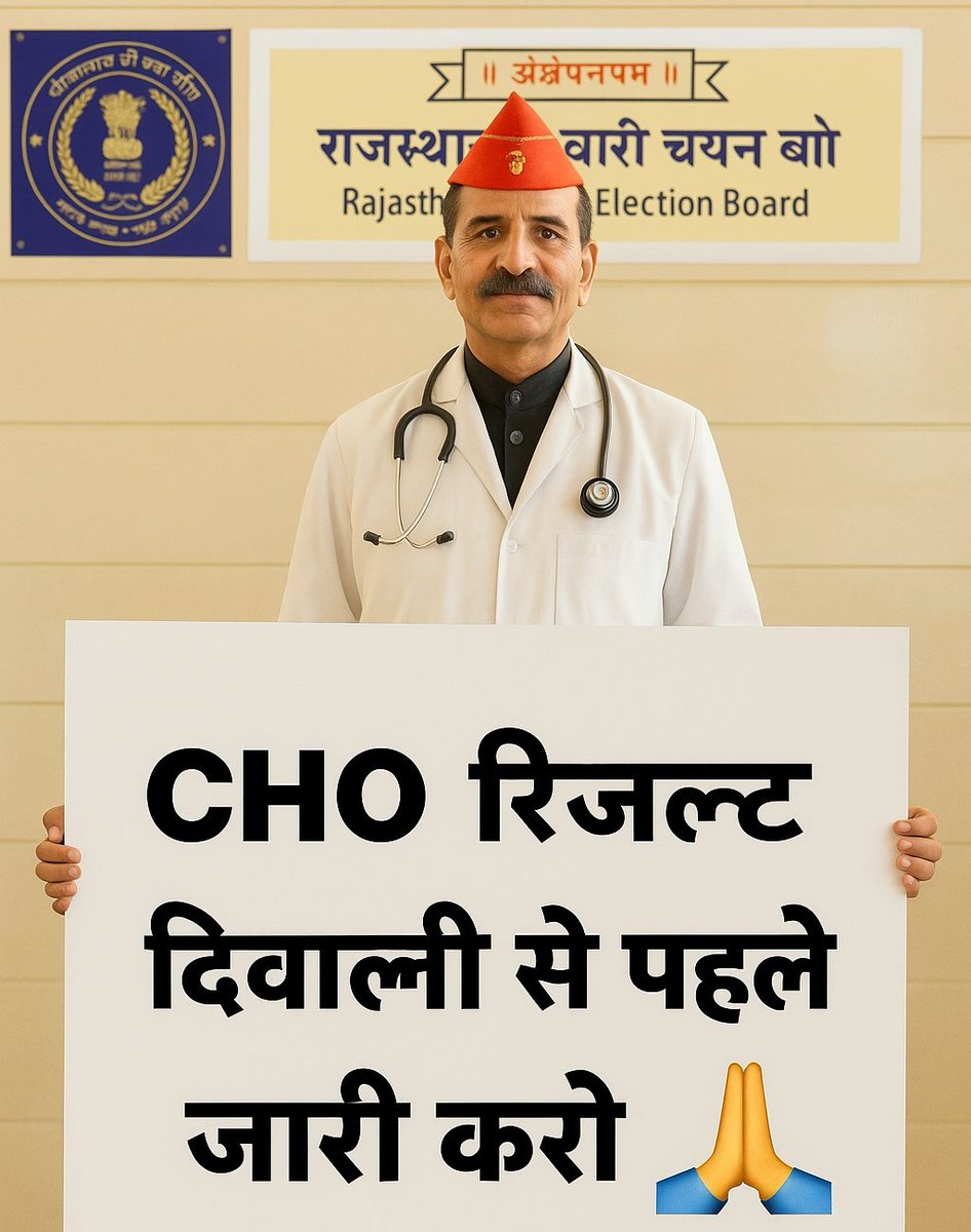 चयन बोर्डे के अध्यक्ष आलोक राज जी आपने NHM भर्तीयो के रिजल्ट जारी करने का वादा पूरा नहीं किया क्यों????

CHO और NHM नर्स ग्रेड 2 का रिजल्ट दीपावली से जारी करे....

आपका नवाचार तो अच्छा है लेकिन समय पर रिजल्ट जारी क्यों नहीं हो रहा है....

<a href="/alokrajRSSB/">Alok Raj</a>