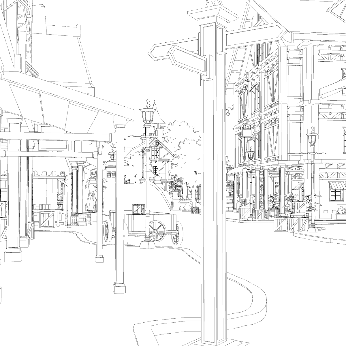 NiwaYotsuba's tweet image. みんな大好き、線画。
#SketchUp