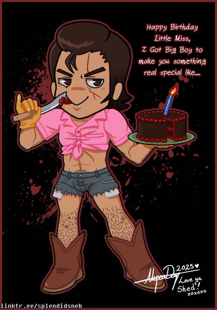 Happy Birthday Sheddy xoxoxoxo 💖