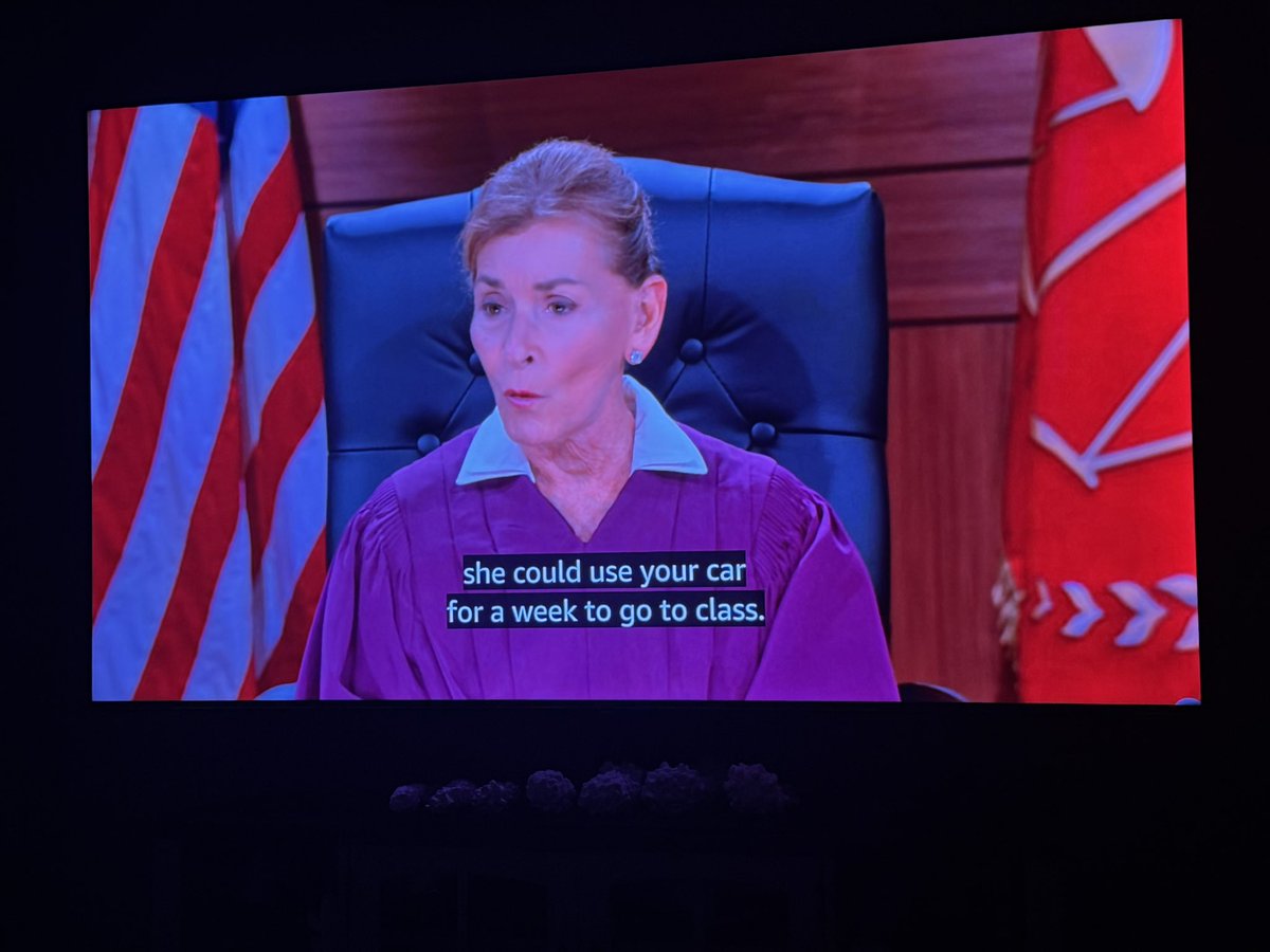 There are few things I enjoy more than working and watching Judge Judy. 😀