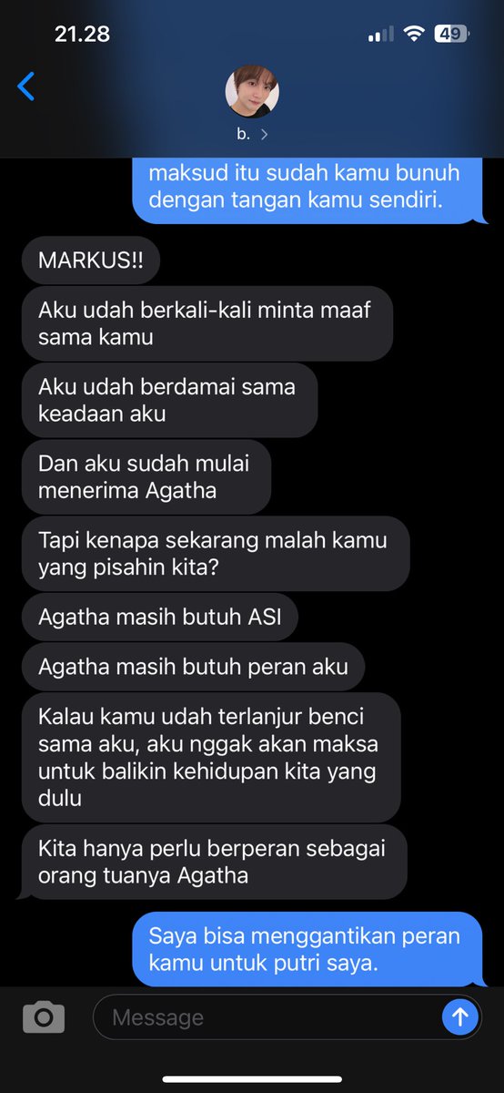xxlovely24's tweet photo. Markhyuck one tweet / prompt au

Di tengah karir yang melejit, Belva malah berbadan dua. Keegoisannya membuat berbagai macam upaya untuk menghilangkan satu nyawa di tubuhnya. Namun kini yang tertinggal hanya rasa sesal  yang tidak ada ujungnya. 

Cw // mpreg / abortion / bullying https://t.co/mzyGsPoEeM