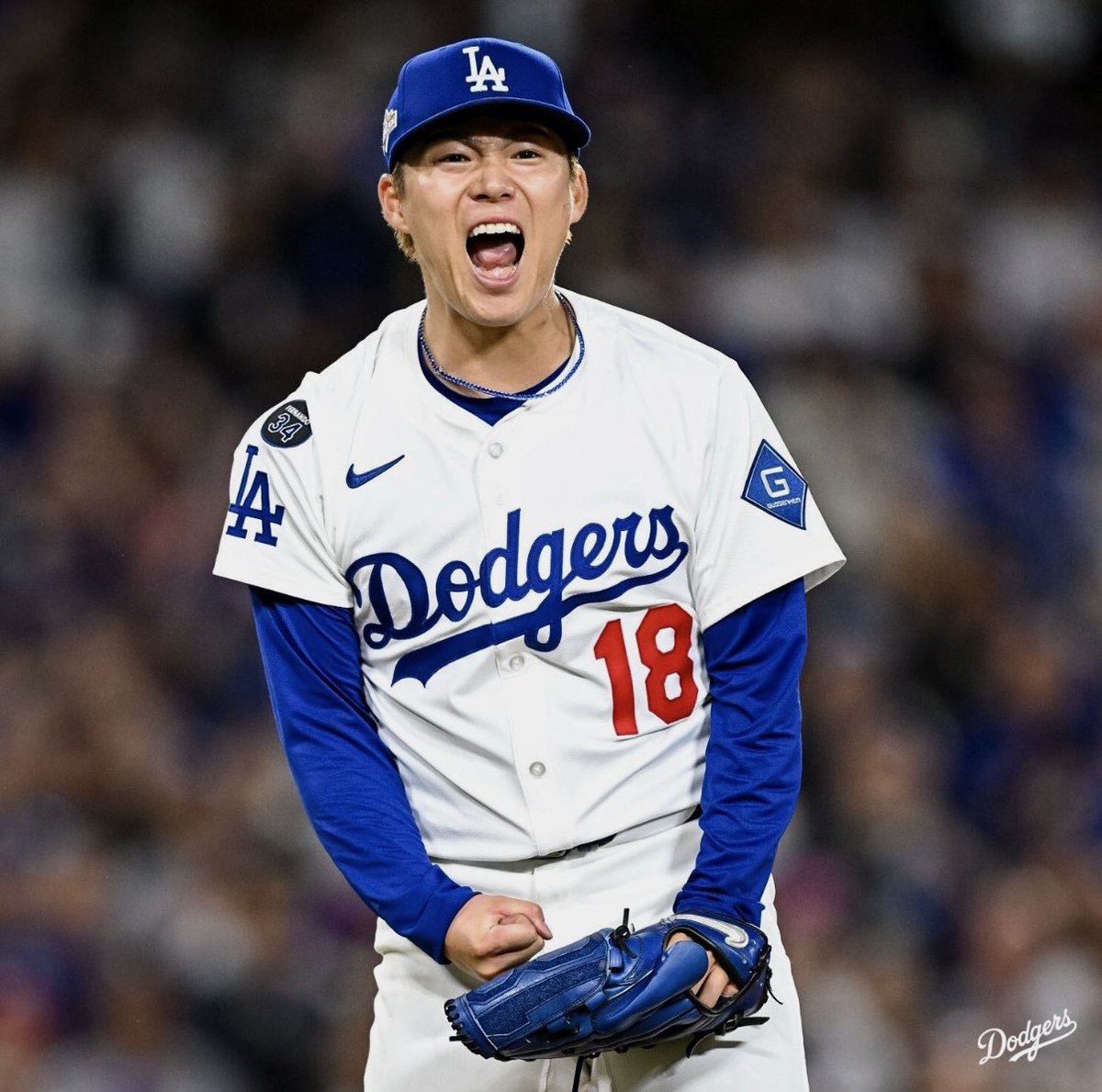 MBRDeportivo's tweet image. Yoshinobu Yamamoto🇯🇵hoy estuvo excelente en el juego 2 WC👇:
6.2IP
0ER
4H
1HBP
2BB
9K
0.00ERA
1.79FIP
0.90WHIP
32.1% K%
Bateo Oposición: .382OPS|.138wOBA
#LetsGoDodgers #Dodgers #Postseason
@ElTioElie @BaseballFor2day @vozdelfanatico