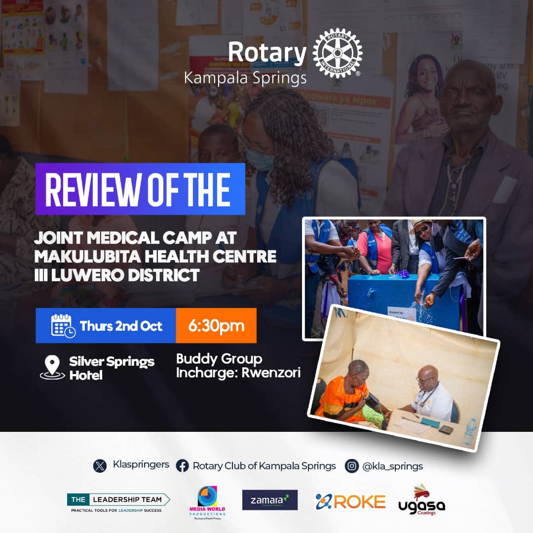 Today we take a deep dive into the Review  of our Joint Medical Camp at Makulubita Health Center III, Luweero District.
 
🌟Join us as we reflect on the lessons learned, celebrate the achievements and explore how we can build on this momentum to create even greater change.