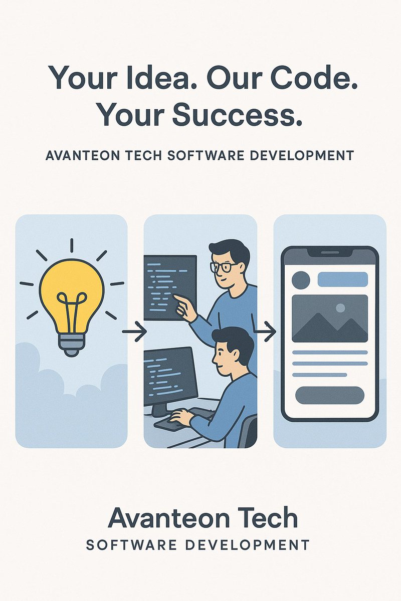 avanteontech's tweet image. Your Idea. Our Code. Your Success.

At Avanteon Tech, we transform your concepts into powerful, scalable software solutions.

From idea → development → success

+256 766207549

info@avanteontech.net

🌐 avanteontech.net

#SoftwareDevelopment #Innovation #AvanteonTech