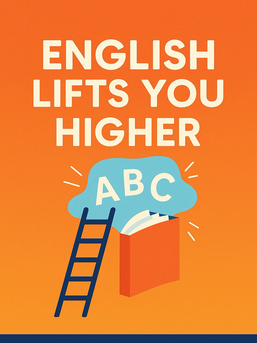 HopeThrEnglish's tweet image. 🚀 English lifts you higher. Every step forward in learning opens doors to confidence, connection, and opportunity. 🌍💬
#HopeThroughEnglish #LanguageIsPower #EducationForAll