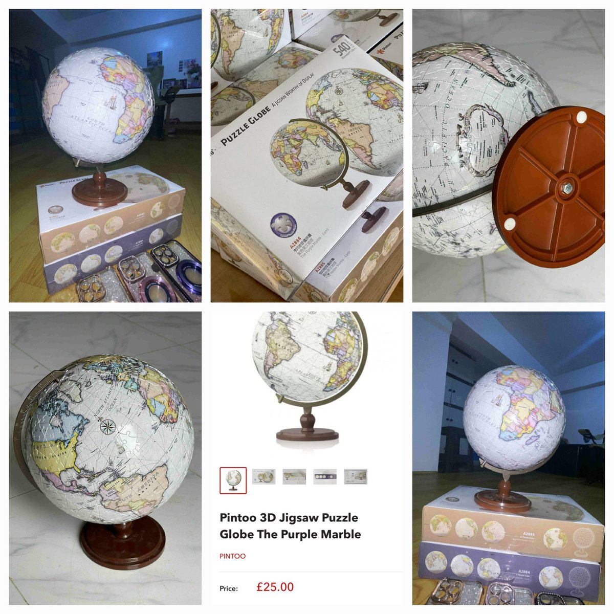 _ljaneeec's tweet photo. ✨️ #Sealed GLOBE PUZZLE (PINTOO) 3D

Limited Stocks Only. Get yours now at an affordable price. 

#Pintoo #Puzzle #SEALED #Sale https://t.co/eWDcX3M01i