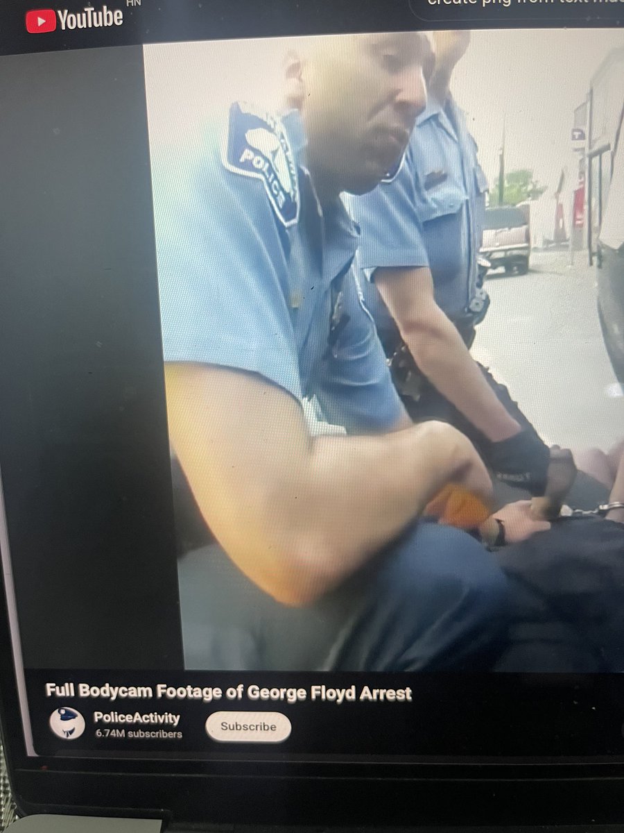 ZJICE's tweet photo. Look on this video and form your own view. The George Floyd Arrest on YouTube. 👀👀👀 https://t.co/H9CHMJAceA