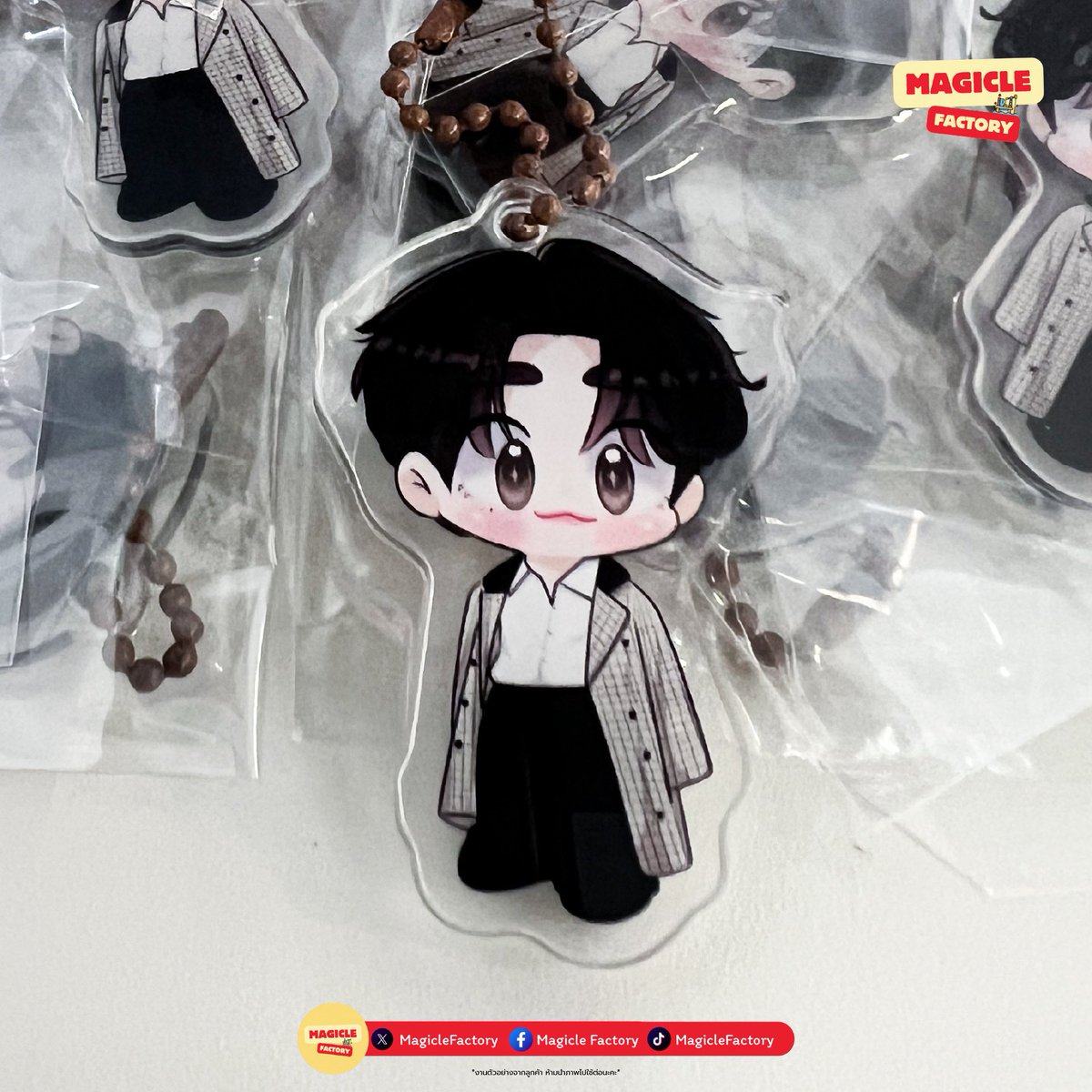 MagicleFactory's tweet image. รีวิวงานของลูกค้านะคะ💕
พวงกุญแจอะคริลิค แถมฟรี❗️ โซ่ไข่ปลาเลือกสีเองได้

*งานตัวอย่างจากลูกค้าไม่อนุญาตให้นำไปใช้*
📨สนใจสอบถามได้ตลอดเลยน้า

#พวงกุญแจอะคริลิค #อะคริลิค #รับผลิตของแจก #รับทำของแจก