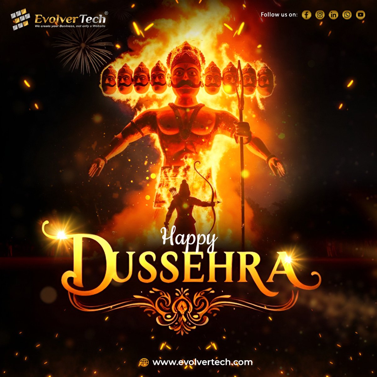 evolver_tech's tweet image. 🚀✨ May your brand conquer the digital battlefield, just like Shri Ram conquered Lanka. 🌸

📲  Call us: +91 99882-71092, +91 77103-47001
👉 Visit us: evolvertech.com

#HappyDussehra2025 #DigitalVictory #FestiveMarketing #DigitalGrowth #DussehraCelebration #Marketing