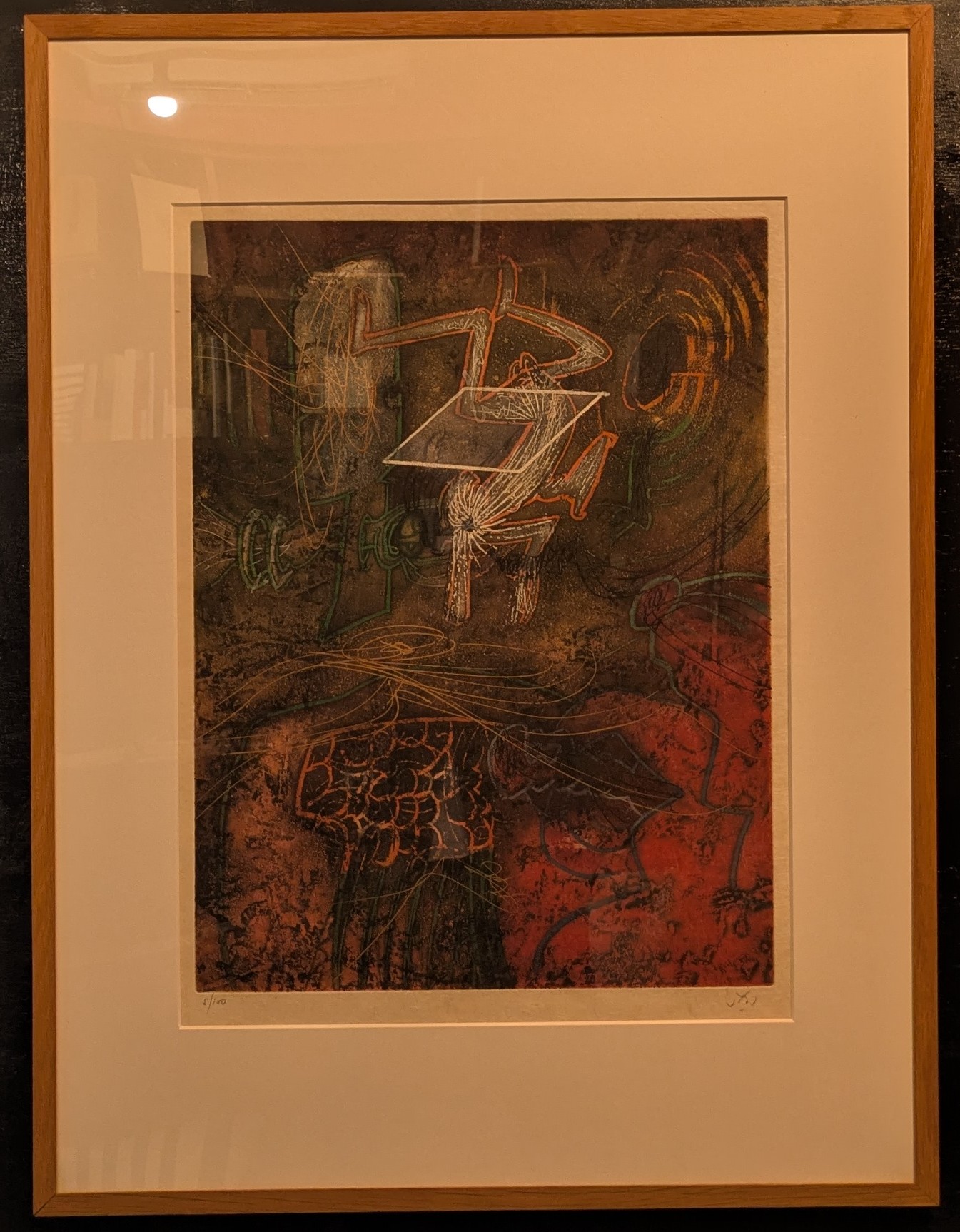 ロベルト マッタ 版画 エッチング 27/100 地獄の季節(LC997) ロベルト マッタ 版画 エッチング 27/100 地獄の季節(LC997