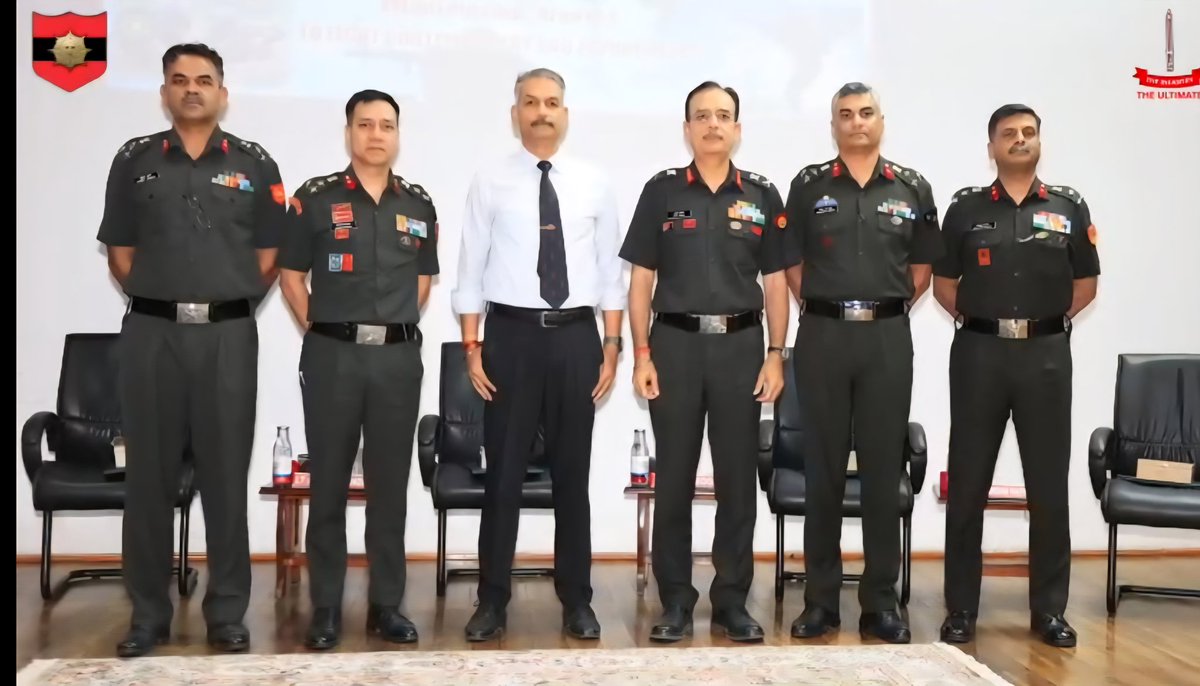 Spoke on Modernising Infantry,  the Queen of Battle, in Lucknow at an excellent forum organized by DG Infantry. Having been an Infantry soldier all my life, it was evident that Technology is an imperative in the modern Warfighting world but an equal focus had to remain on quality